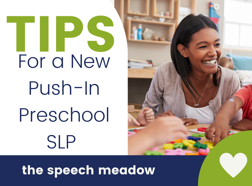 Title of the Blog: Tips for New Push-In Preschool SLPs