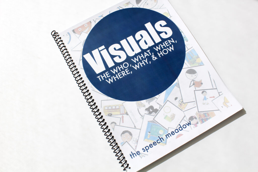 Picture of a visual manual.